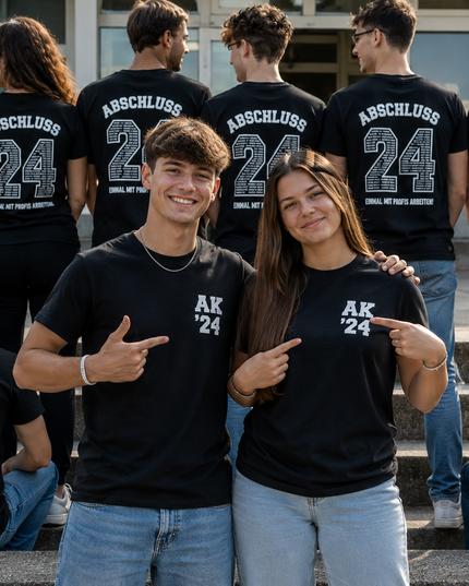 Abschluss Hoodie 2027 personalisiert | Klassenhoodie mit Namen & Wunschdesign