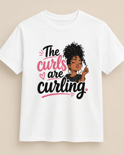 Curl Culture Graphic Tee | Natural Hair & Afrocentric Apparel