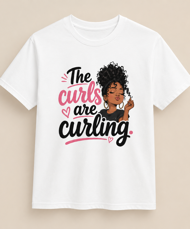 Curl Culture Graphic Tee | Natural Hair & Afrocentric Apparel