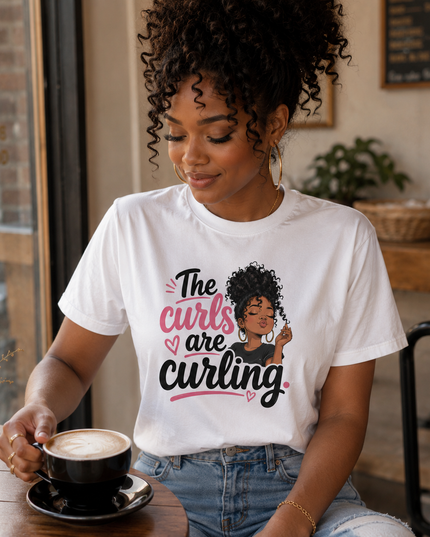Curl Culture Graphic Tee | Natural Hair & Afrocentric Apparel