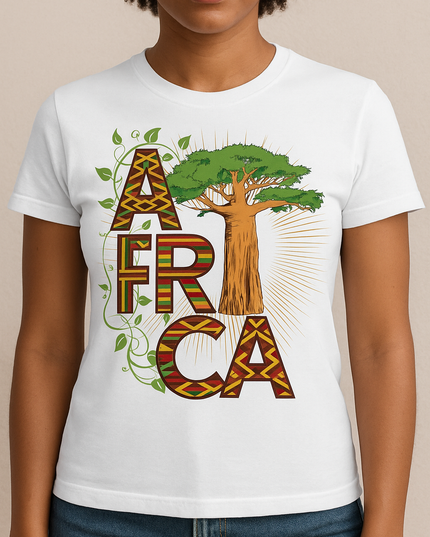 afrika t-shirt unisex vorne