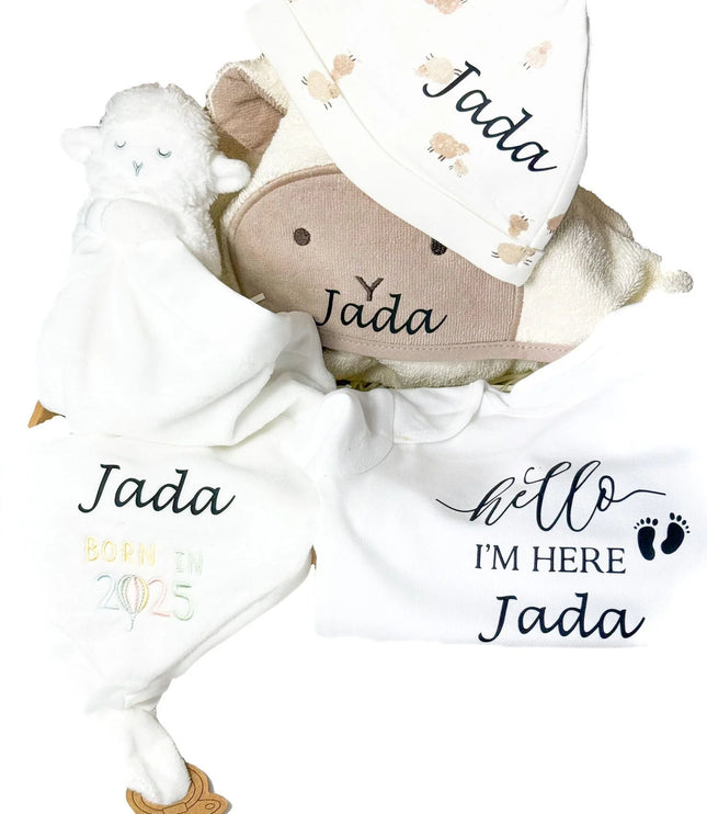 Individuelle Geschenkbox für Neugeborene