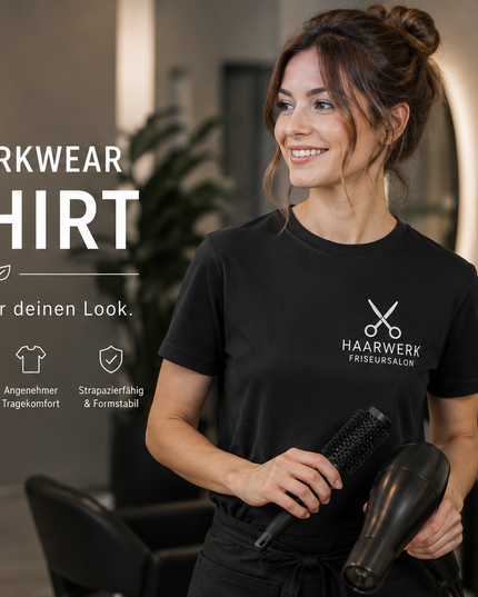 Bio Workwear T-Shirt Herren mit Druck | Arbeitsshirt individuell bedrucken