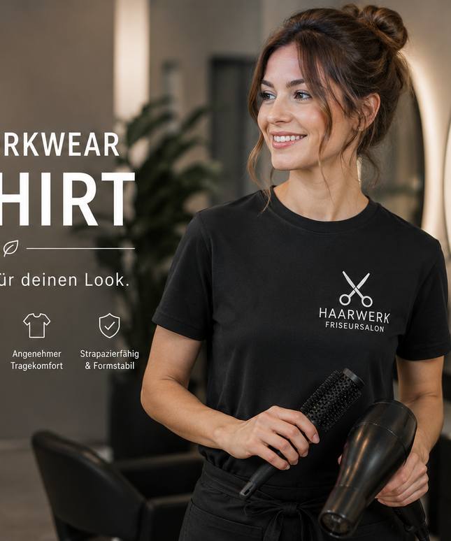 Arbeitskleidung mit Logo T-shirt mit Logo  | Arbeitsshirt individuell bedrucken
