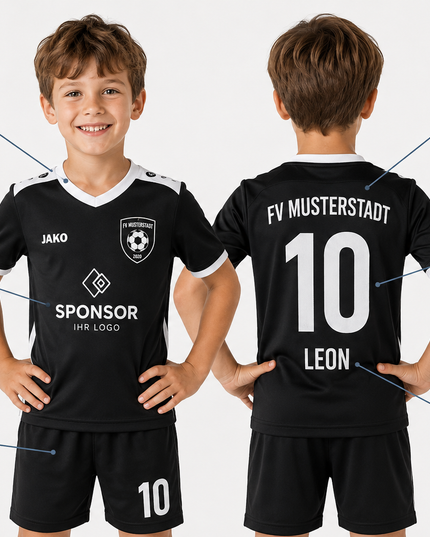 Kinder Fußballtrikot bedrucken |Bereits ab 5 Stück